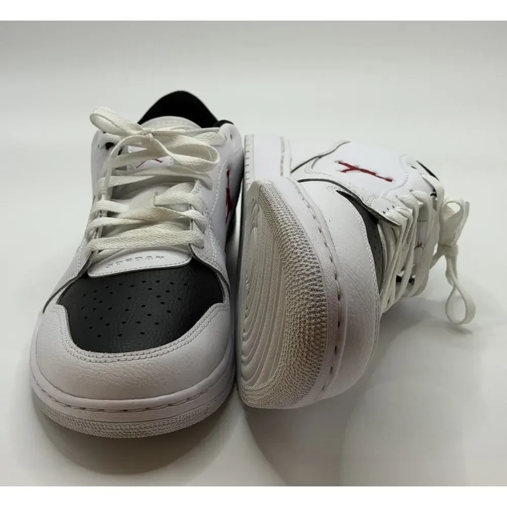 Jordan Court Connect Low White Black Gym Red Men’s Size 11.5 IQ5698-101 Shoes
